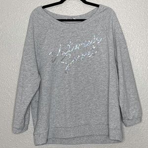Victoria’s Secret Grey pullover sequins sweater